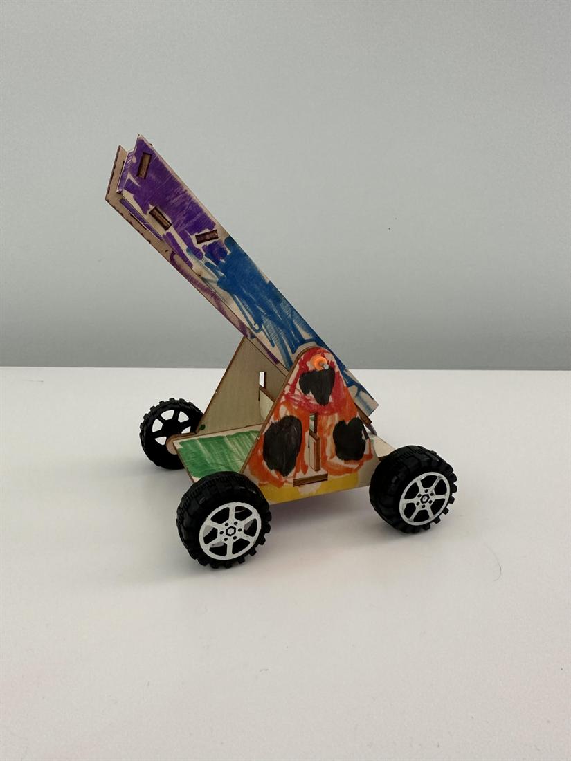 A school group taking part in a STEM workshop